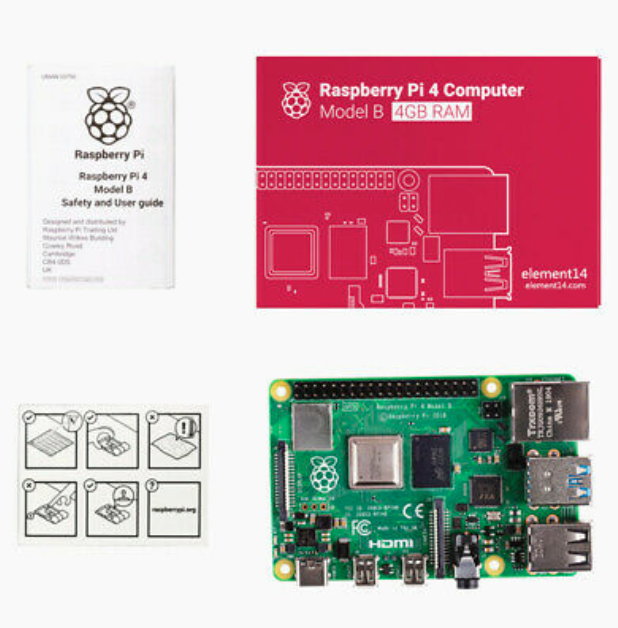 Купить Настольный ПК raspberry pi 4 computer model b 4gb ram *new ...