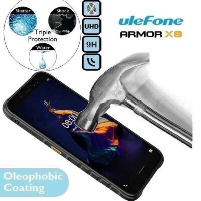 100% Genuine Tempered Glass 9H Screen Protector (Armour 8X) For Ulefone Armor X8