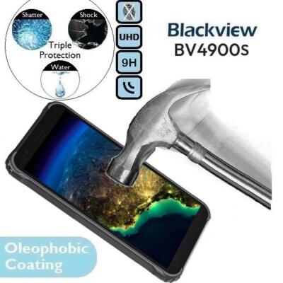 100%Genuine Tempered Glass 9H Screen Protector (BV4900 S) For Blackview BV4900S