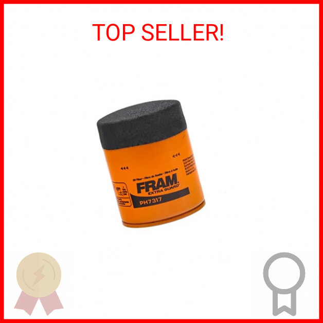 Oil Filter - PH7317 Extra Guard, 10K Mile Change Interval, Spin-On, Black