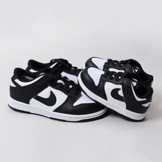 

Nike Dunk Low BlackWhite Panda для мужчин, женщин, GS, PS, малышей TD, семейный размер, быстрая доставка, Белый, Nike Dunk Low PS