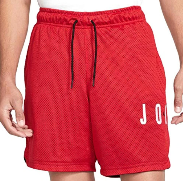 Air Jordan Shorts Mens Xl Jumpman Breathable Mesh 7 Inch Gym Basketball Red