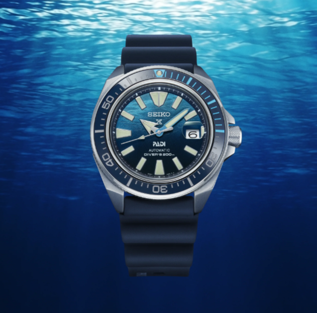 Pre-owned Seiko Prospex Srpj93 Blue Dial 20 Atm 43.8mm Automatic Special Edition Watch