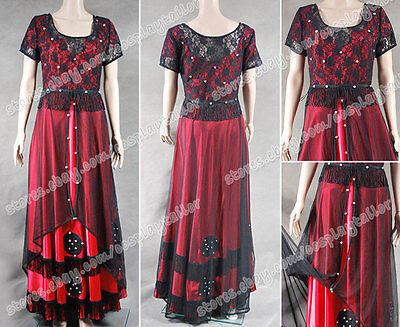  Titanic Movie Cosplay Rose Costumes Version Red Rose Classy Dress Hot Sell 