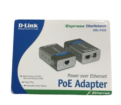 New D-Link DWL-P200 Power Over Ethernet Adapter