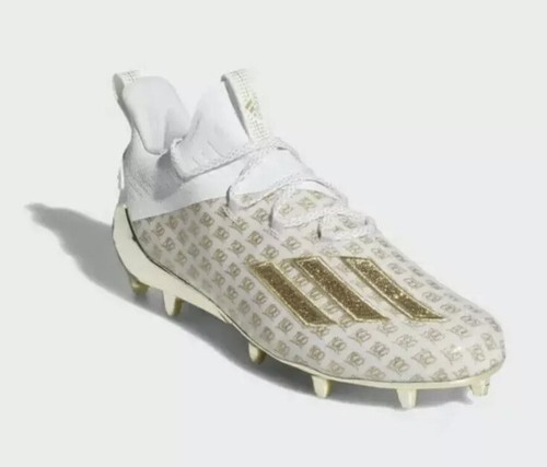 NEW Adidas Adizero X Anniversary White/Gold Football Cleats