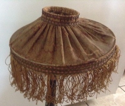 Antique Vintage Victorian Style Fringe Boudoir Lamp Shade Cover