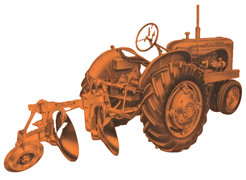 Allis Chalmers WD Disc Plow Mounted Owner's Instructions Manual Repair Parts