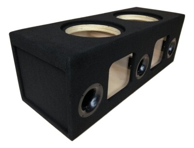 Custom Ported Subwoofer Box Enclosure for 2 12'' Rockford Fosgate T1 Subs ~BIRCH~
