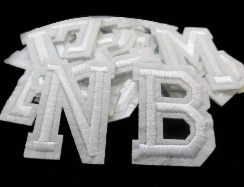 2" LETTERS - Black/White/Pink/Blue - Embroidered  - U Pick - Iron On Patches