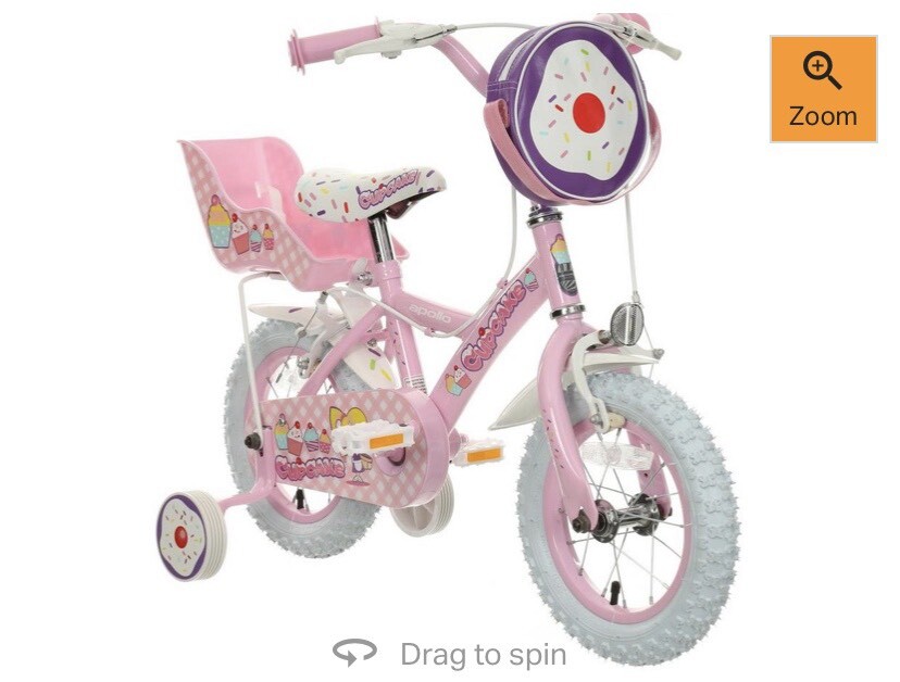 NEW Apollo Cupcake Girls Bike for 35 yrs (RRP £80) in Porthcawl