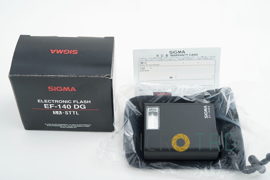 SIGMA シグマ　エレクトロニックフラッシュ　EF-140DG G-802 SIGMA シグマエレクトロニックフラッシュEF-140DG G-802