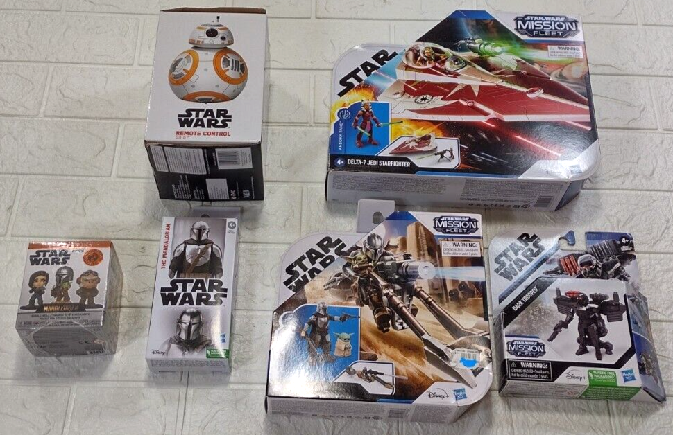5 New 1 Gently Used The Rc Bb-8. The Mandalorian, Ahsoka