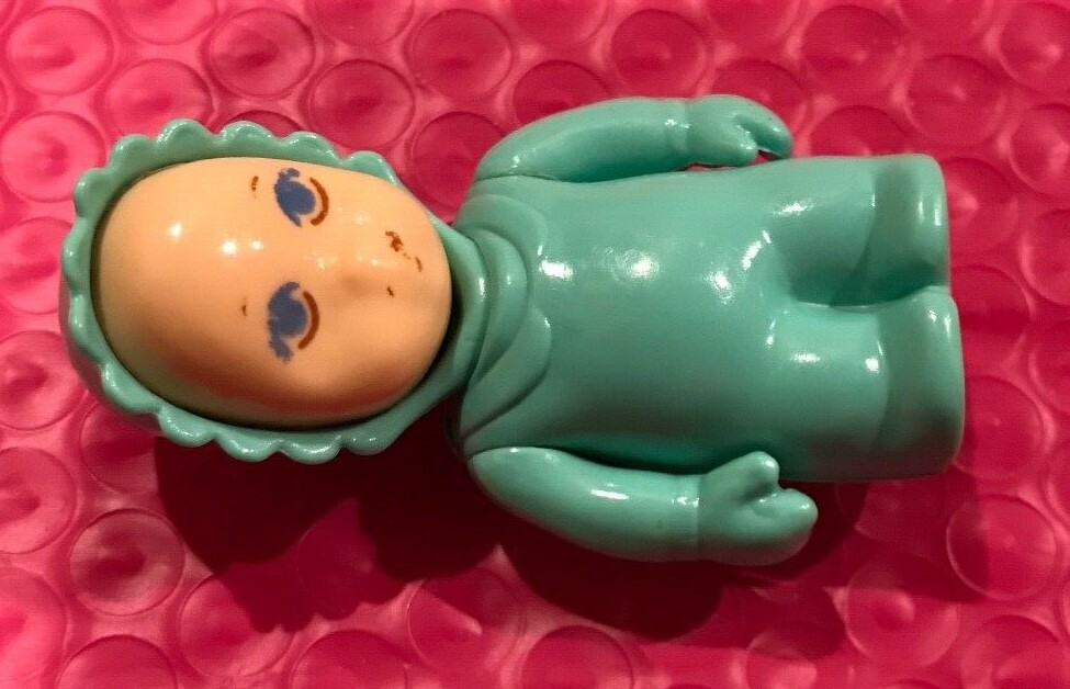 VINTAGE LITTLE TIKES DOLLHOUSE PEOPLE BABY DOLL FIGURE