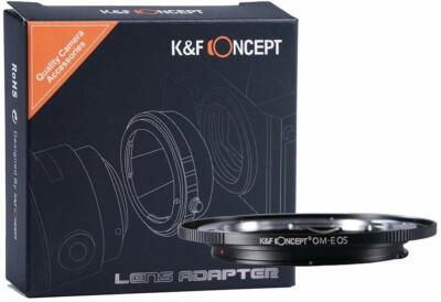 Olympus OM Lens to Canon EOS EF Mount Adapter 5D2 5D3 60D 70D 550D K&F Concept