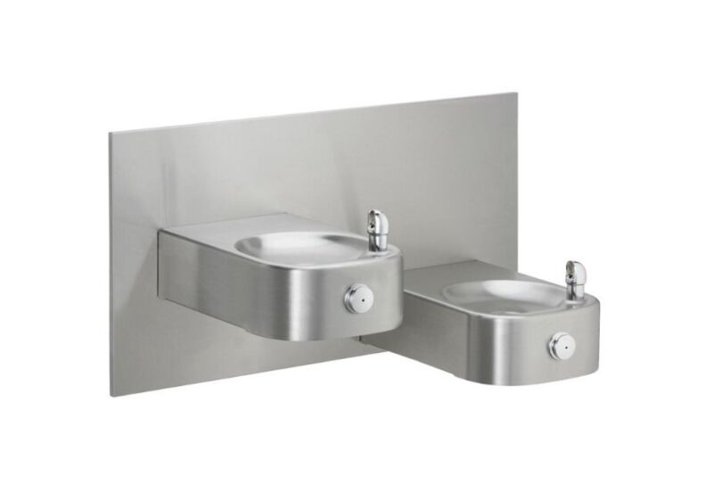 Elkay Fountain EHW217 (A) Non-refrigerated 2-Level , Stainless Steel