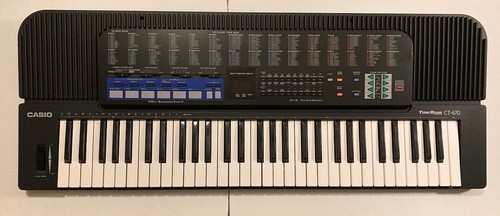 Casio CT-670 Tone Bank Keyboard Tested Works No Power Cord
