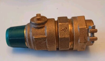 MCDONALD CORPORATION STOP 1''PEP x 1'' AWWA TAPER, NEW, FREE SHIPPING
