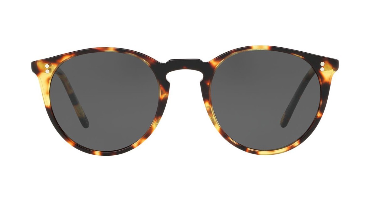 Pre-owned Oliver Peoples O'malley Sun Ov 5183s Vintage Dark Tortoise Black Sunglasses In Midnight Express Polarized
