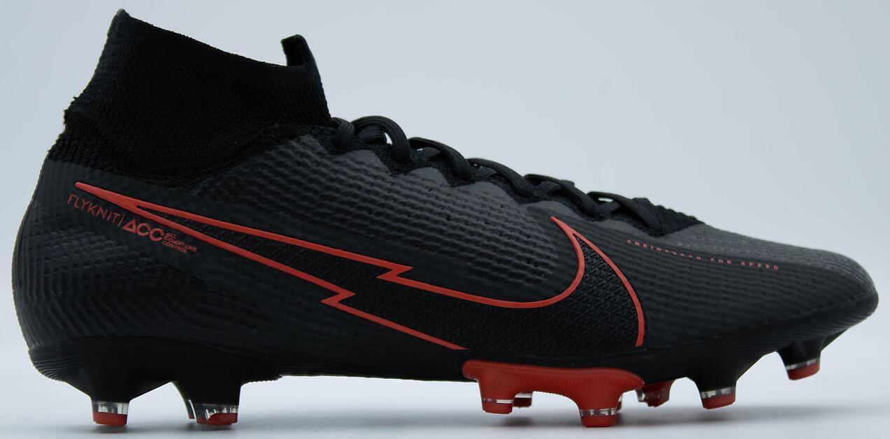Nike Mercurial Superfly 7 Elite AG Pro Black Chile Red for Nike Mercurial Superfly 7 Elite AG Pro Black Chile Red for