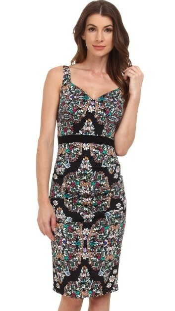 Nicole Miller 241176 Womens Resplendent Sleeveless Tank Dress Multi Size 0