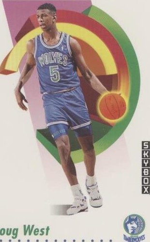 1991-92 Skybox - Doug West #176