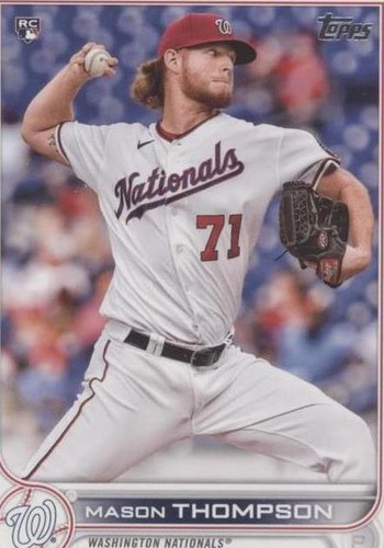 Mason Thompson 2022 Topps Series 1 RC Rainbow Foil #38 Rookie