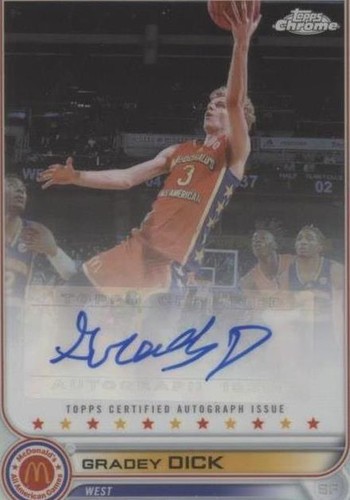 2022 Topps Chrome McDonald's All American - Gradey Dick #CA-GD