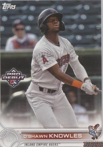 2022 Topps Pro Debut - D'Shawn Knowles #PD-131