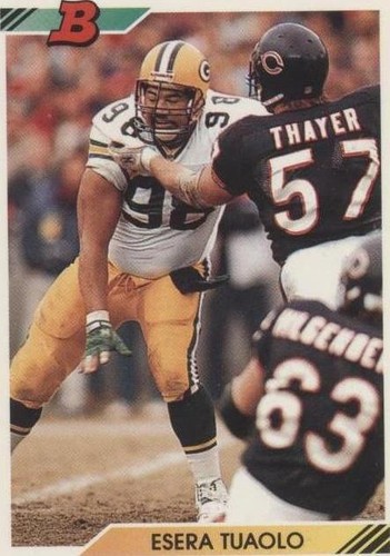 1992 Bowman Esera Tuaolo #186