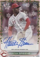 2022 Topps Holiday - Hunter Greene #WHA-HG