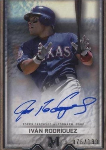 2023 Topps Museum Collection - Ivan Rodriguez #AA-IR