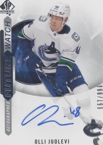 2020-21 SP Authentic - Olli Juolevi #189