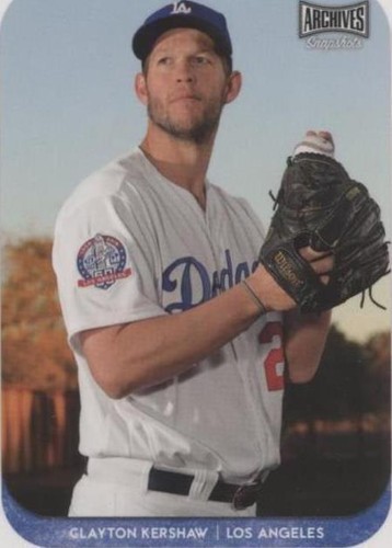 2018 Topps Archives Snapshots - Clayton Kershaw #AS-CK
