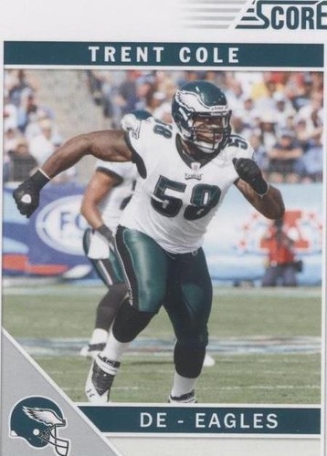 2011 Score Trent Cole #226