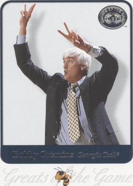 2001 Fleer Greats of the Game - Bobby Cremins #8