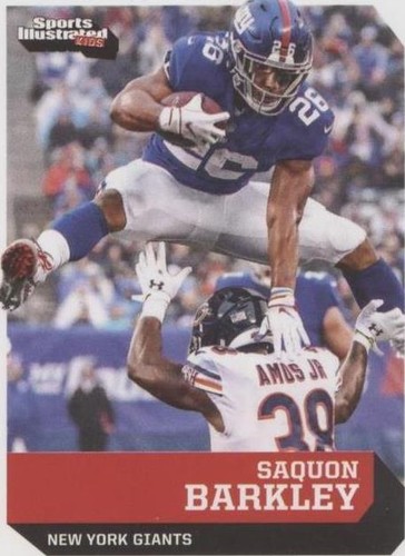 2019 Sports Illustrated for Kids Series 5 Saquon Barkley #819