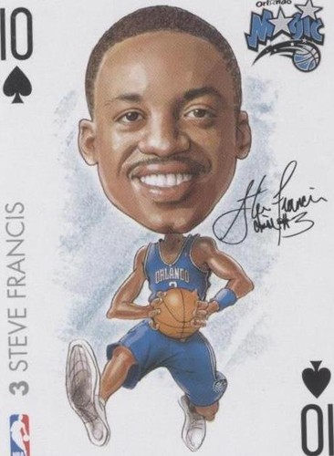 2004-05 All Pro Deal Playing Cards - Steve Francis #10S