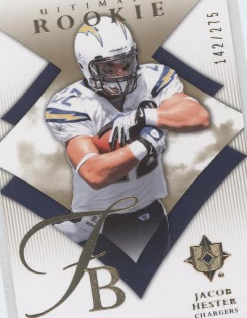 2008 Ultimate Collection Jacob Hester #161