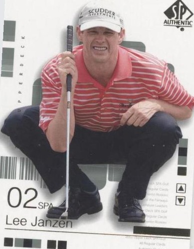 2002 SP Authentic - Lee Janzen #11SPA