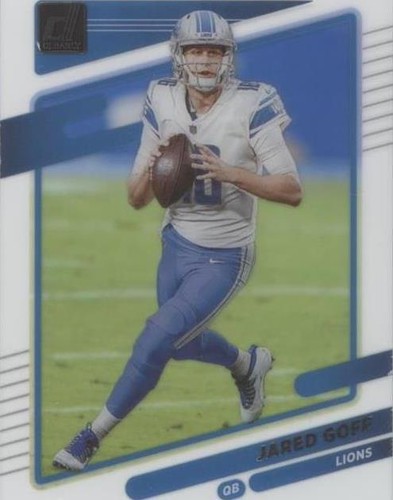 2021 Panini Clearly Donruss Jared Goff #16