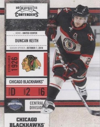 2010-11 Panini Playoff Contenders - Duncan Keith #64