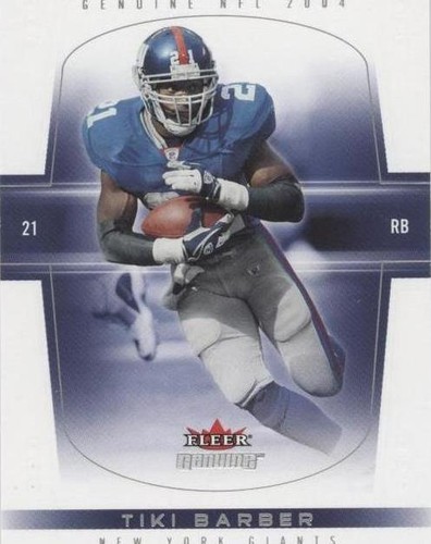 2004 Fleer Genuine Tiki Barber #44