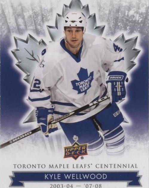 2017 Upper Deck Toronto Maple Leafs Centennial - Kyle Wellwood #85