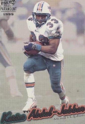 1999 Pacific Paramount Karim Abdul-Jabbar #122