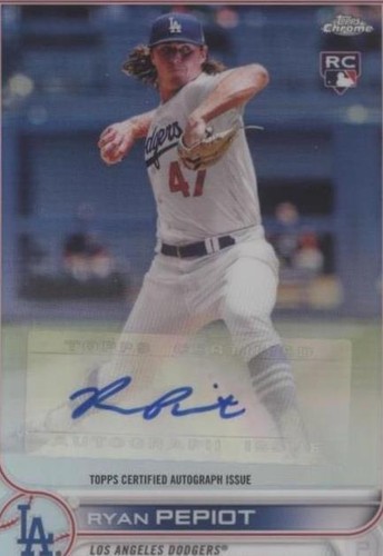 2022 Topps Chrome Update Series - Ryan Pepiot #AC-RPE