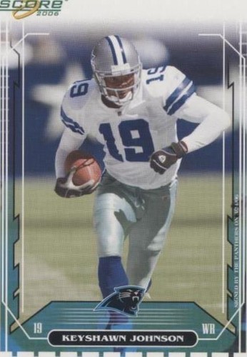2006 Score Keyshawn Johnson #72
