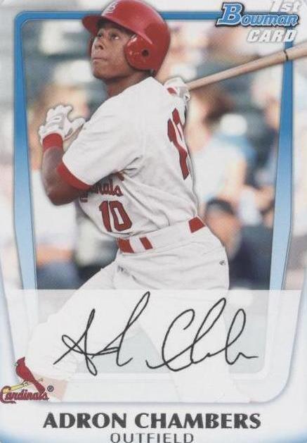 2011 Bowman - Adron Chambers #BP90