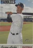 2019 Topps Heritage - Aaron Hicks #373