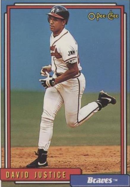 1992 O-Pee-Chee - David Justice #80